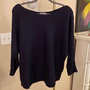 NWT Market & Spruce Stitch Fix Reviera Cable Knit Dolman Pullover - Navy XL